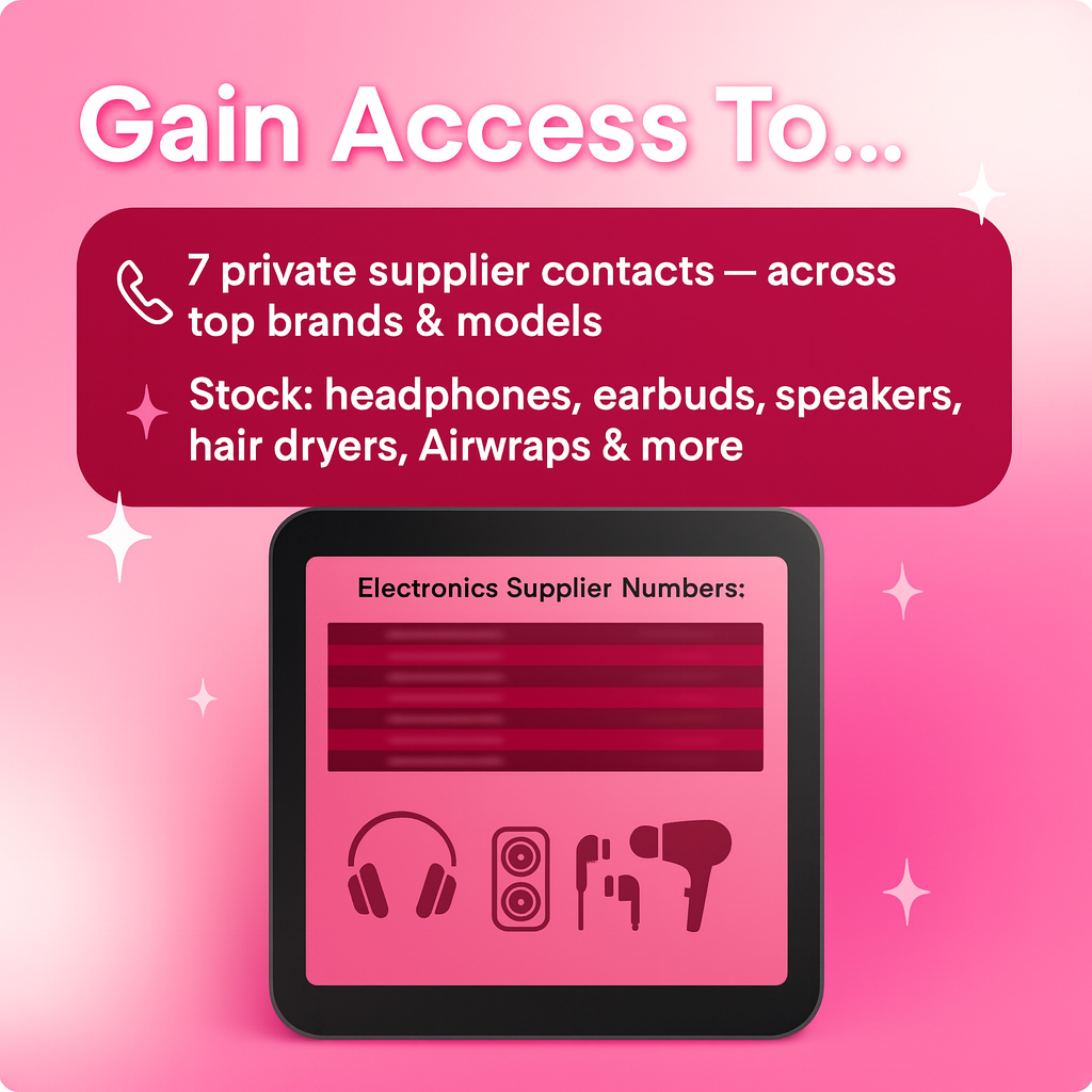 Electronic Suppliers List
